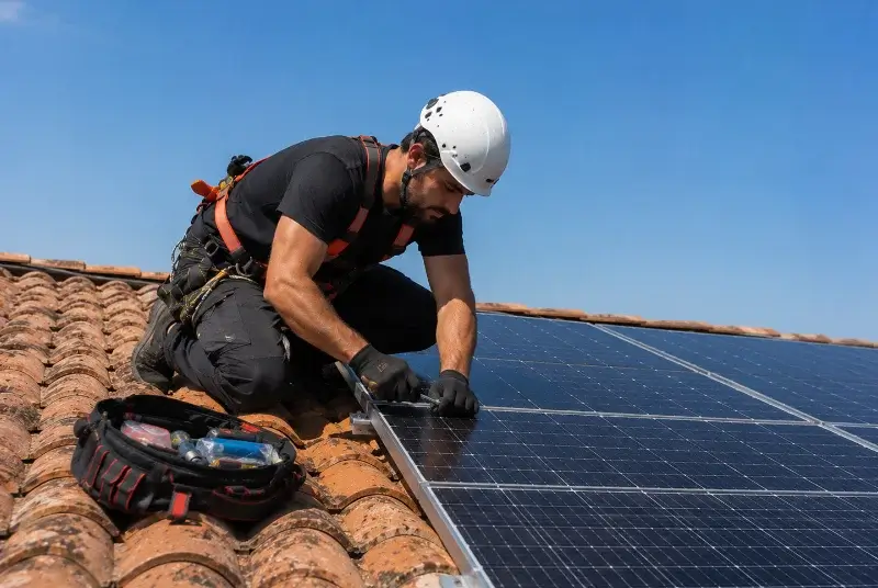 Maintenance et monitoring de panneaux solaires à Saint-Blaise-du-Buis