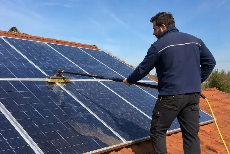 Nettoyage et entretien de panneaux solaires à Saint-Blaise-du-Buis